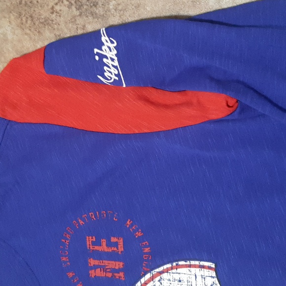 New. Nike New England Patriots Historic Logo Royal Long Sleeve T-Shirt. XL. - Picture 3 of 5